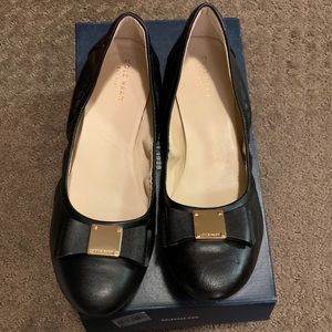 Cole Haan size 9 black leather shoes. Never worn.